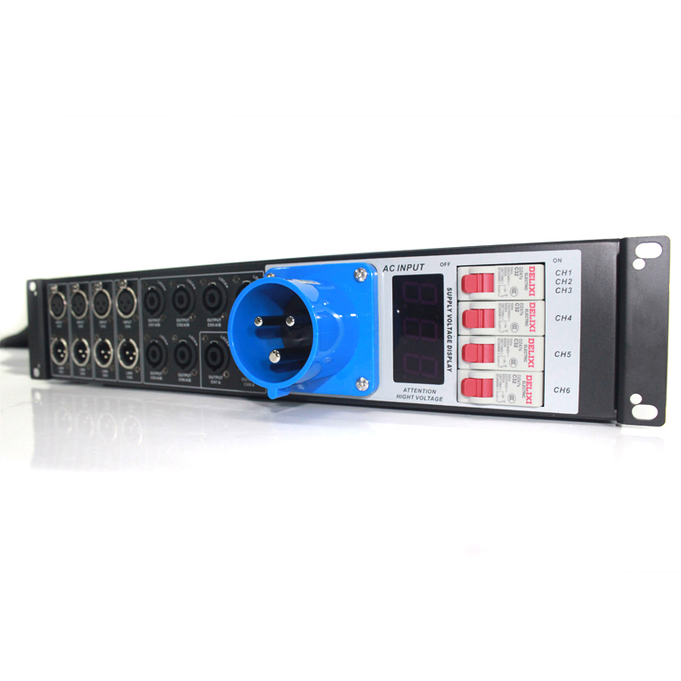 LAS4+8 Bühnenbeleuchtung Sound-Equipment Power Distro Power Distribution Unit Box