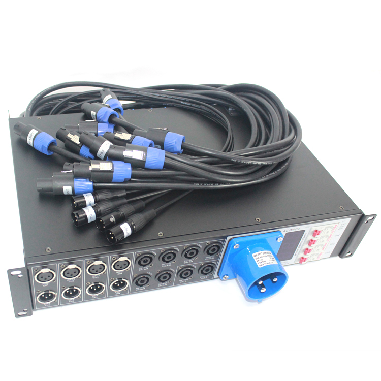 LAS4+8 Bühnenbeleuchtung Sound-Equipment Power Distro Power Distribution Unit Box